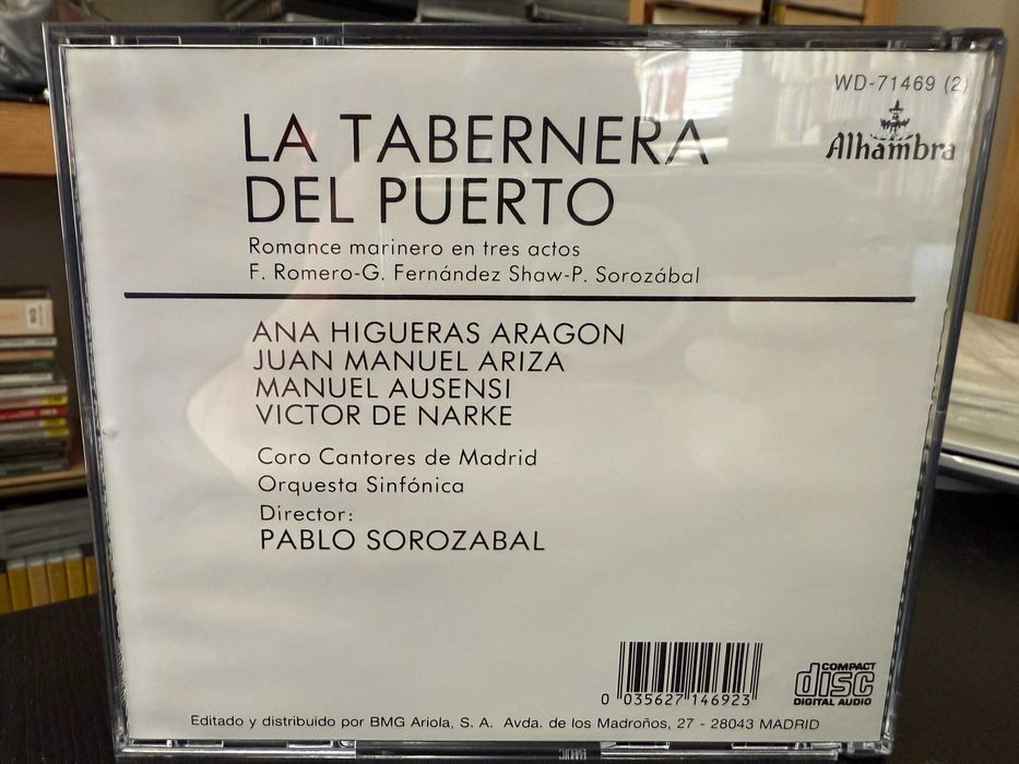 Pablo Sorozábal – La Tabernera Del Puerto – Pablo Sorozábal