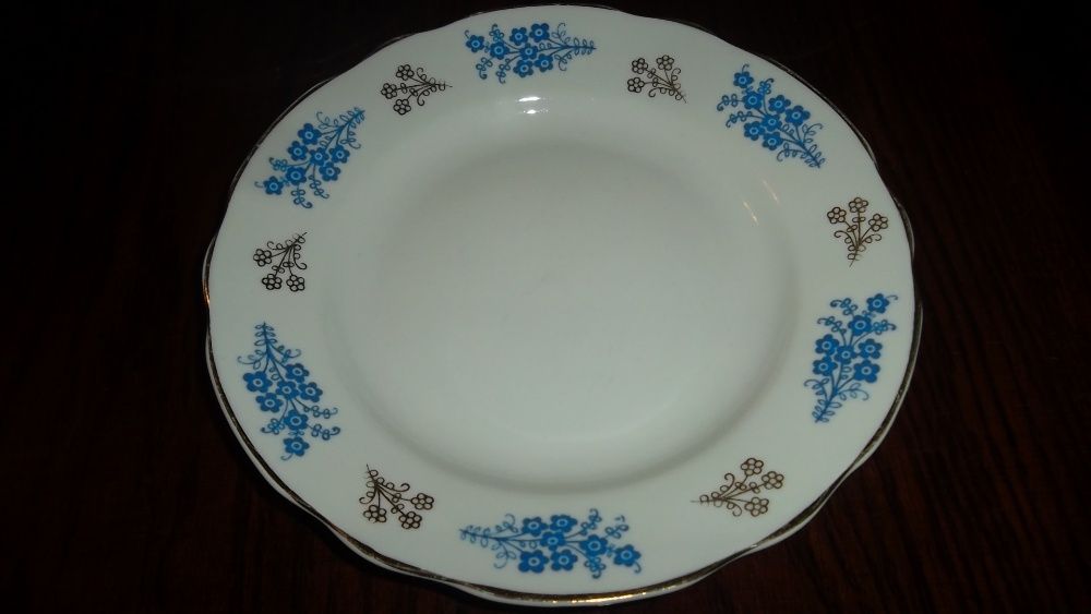 Продам новые тарелки тарелочки, голубые цветочки. Посуда СССР 6шт+4шт