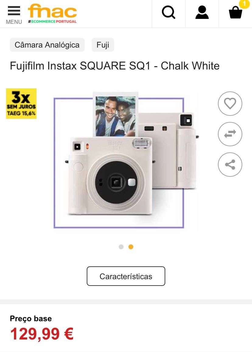 Vendo Câmara Fotográfica FujiFilm Nova