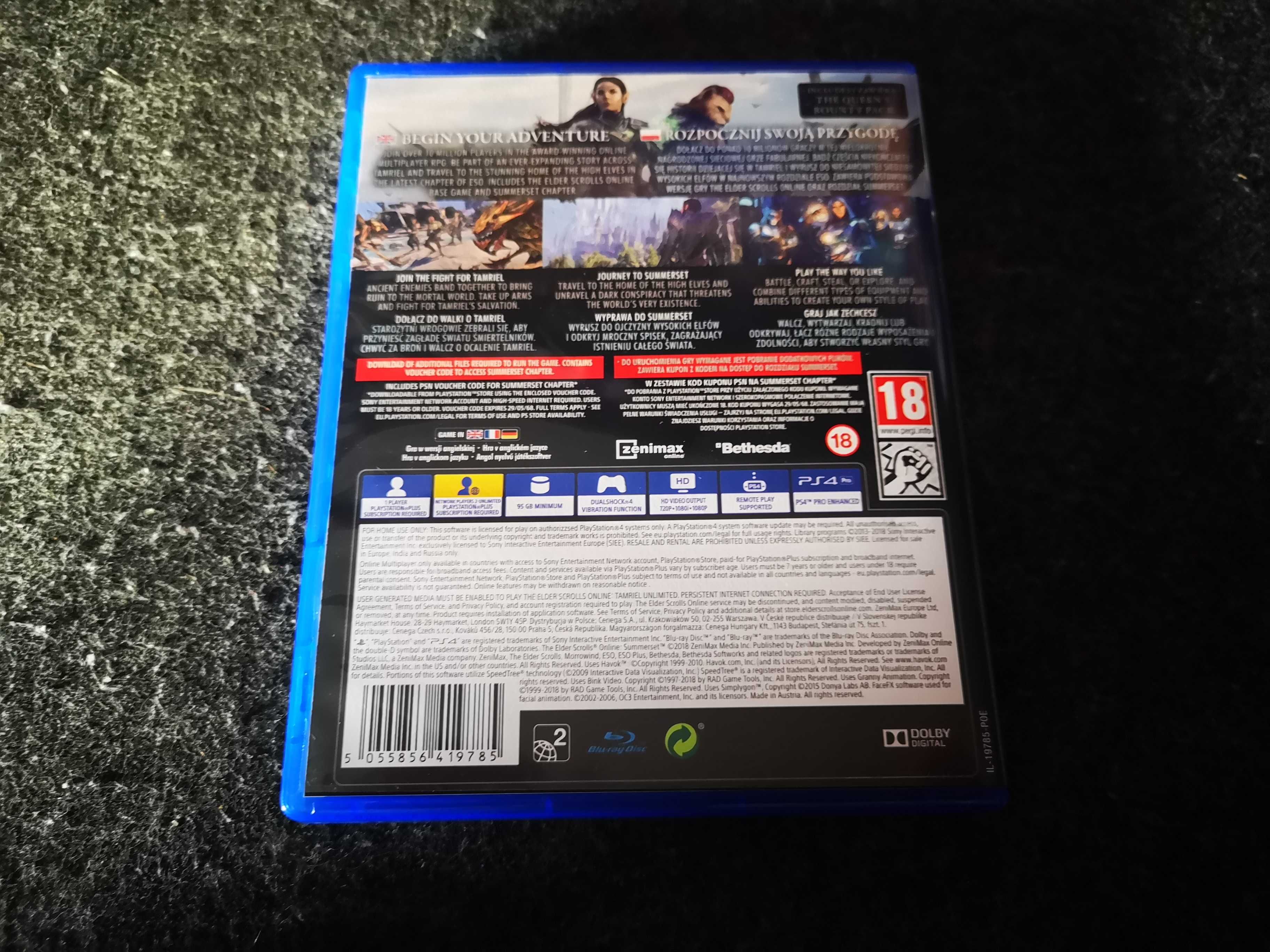 The Elder Scrolls Online Summerset - PS4 - EN