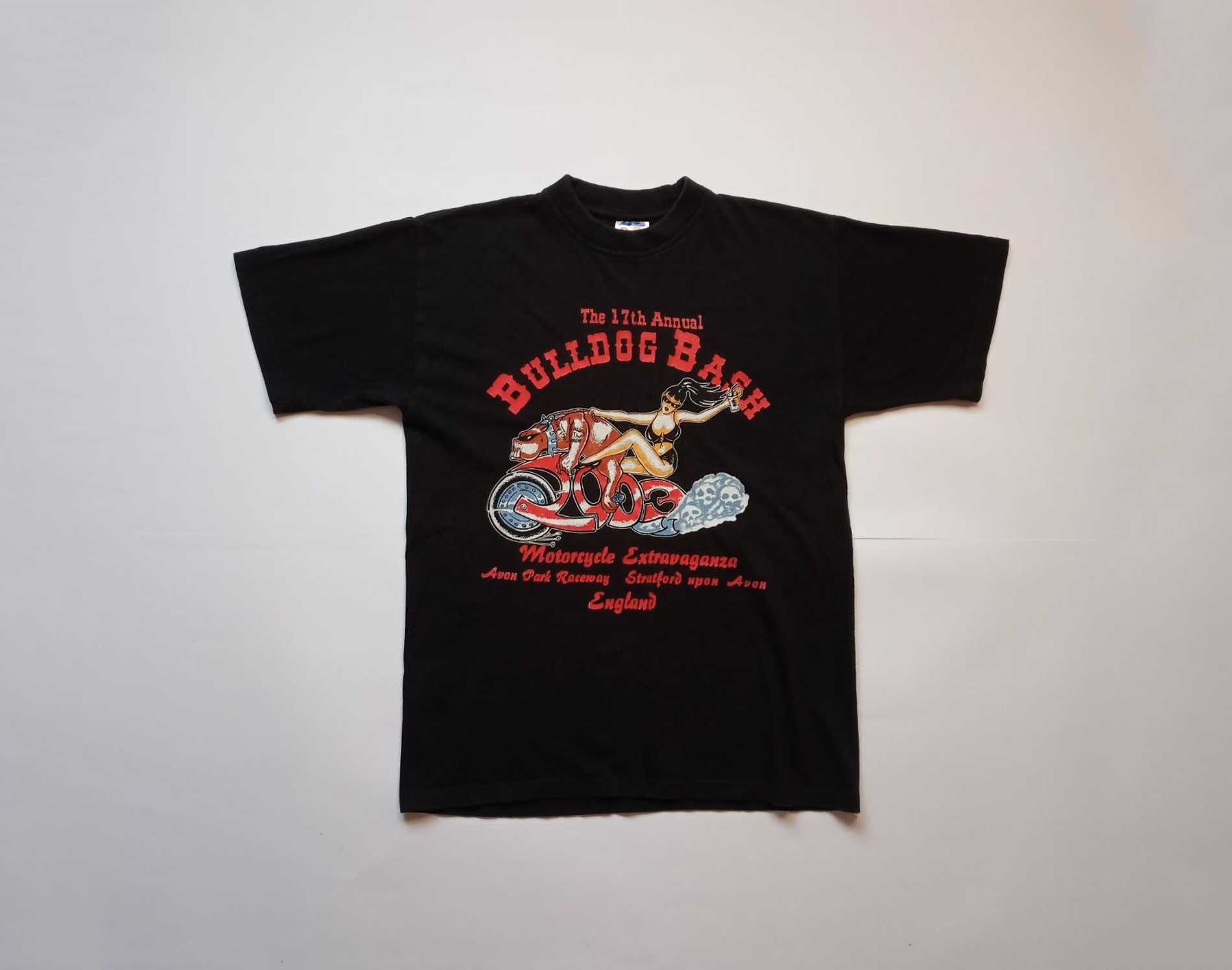 Вінтажна футболка Bulldog Bash 2003 motorcycle harley davidson