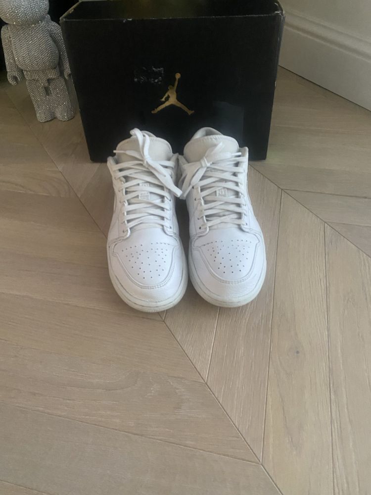 Buty jordan 1 low triple white