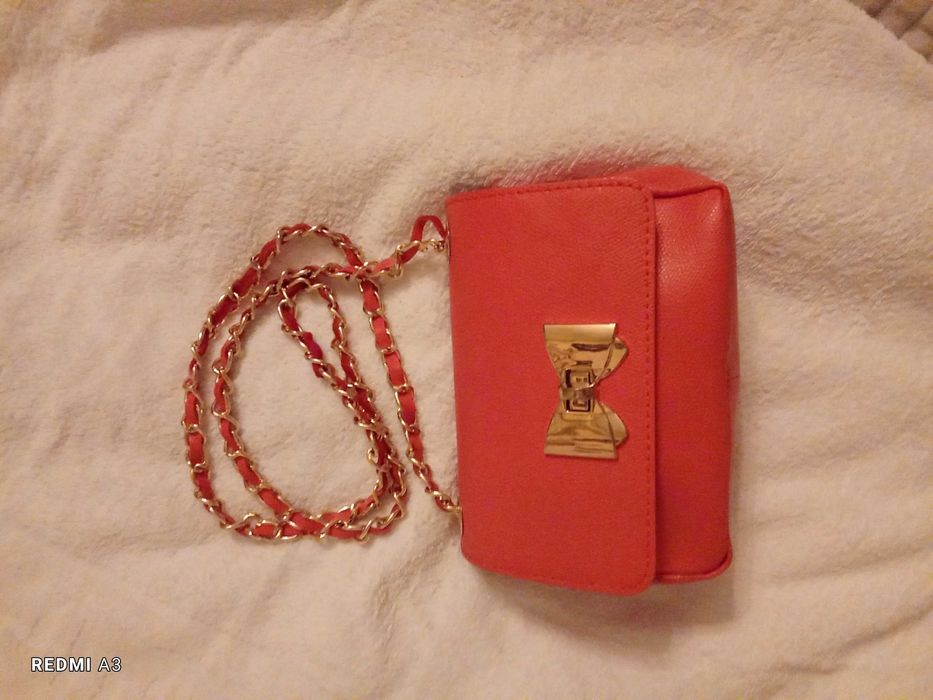 Torebka, kopertówka, crossbody, skóra naturalna, Ralph Lauren Polo