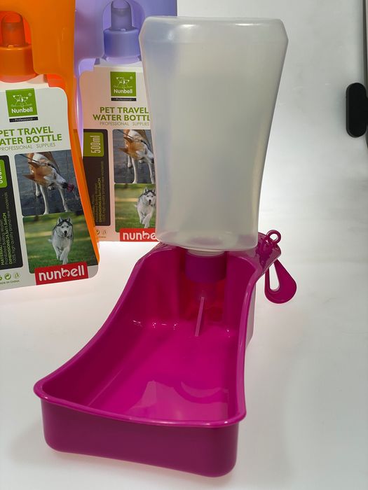 Nowa miska/butelka/bidon dla psa - 500 ml, idealna na spacery!