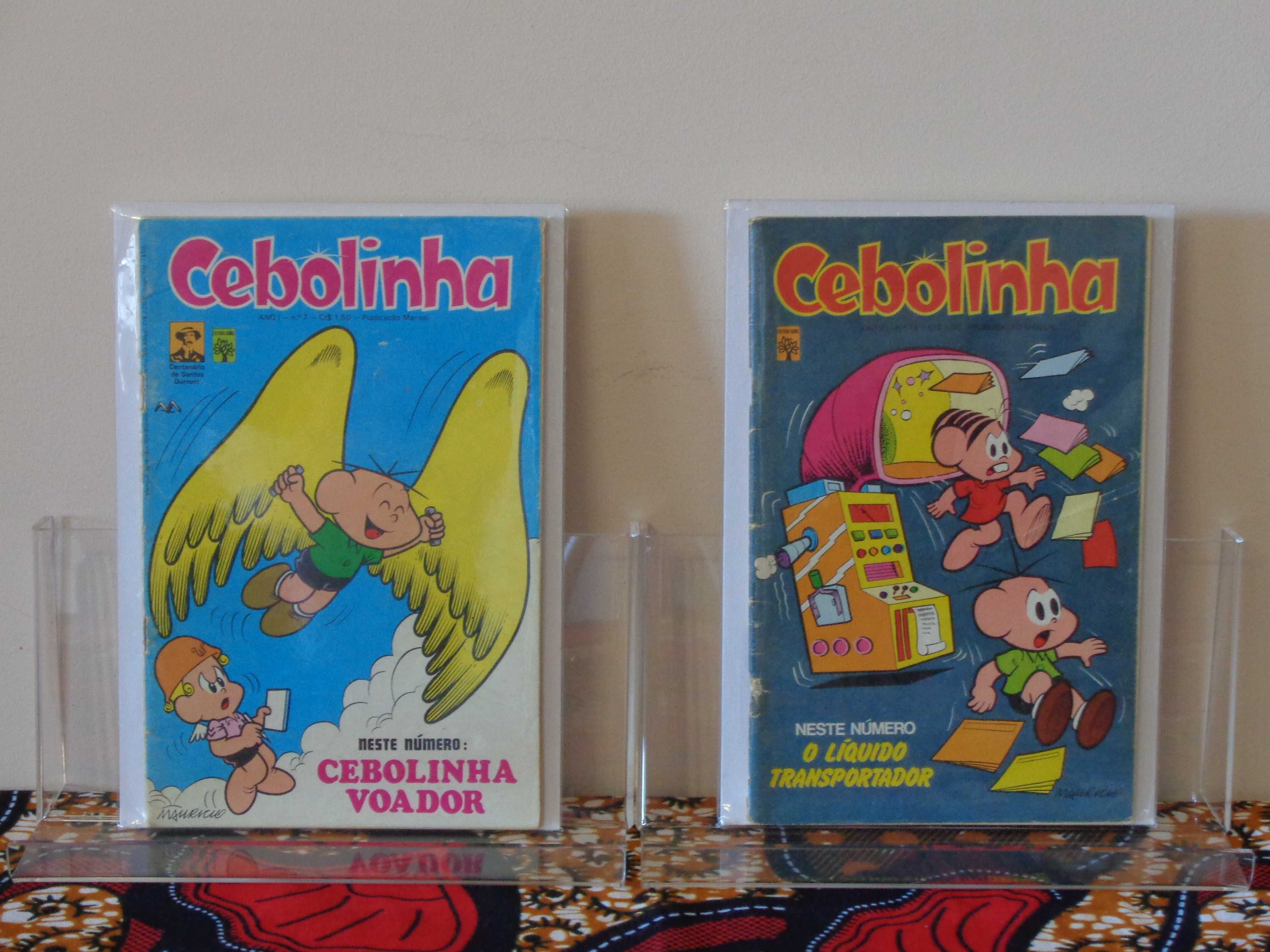 Cebolinha. Números 7 e 19. Editora Abril. Portes Incluídos.