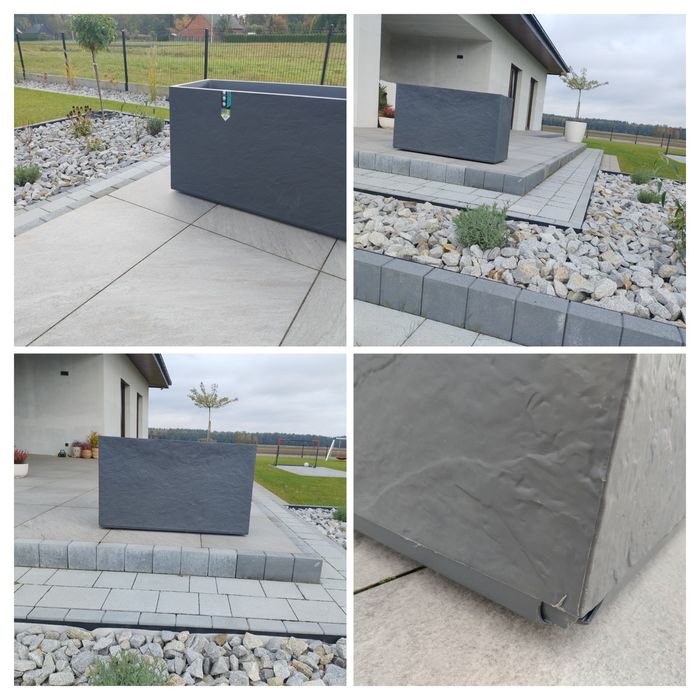 Duża donica 100 x 39 x 60 cm EDA