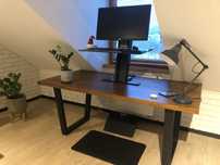 Ruchome biurko,uchwyt do monitora ,HumanScale