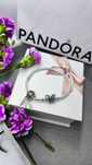 Bransoletka do charms pandora 18 cm motylek s925