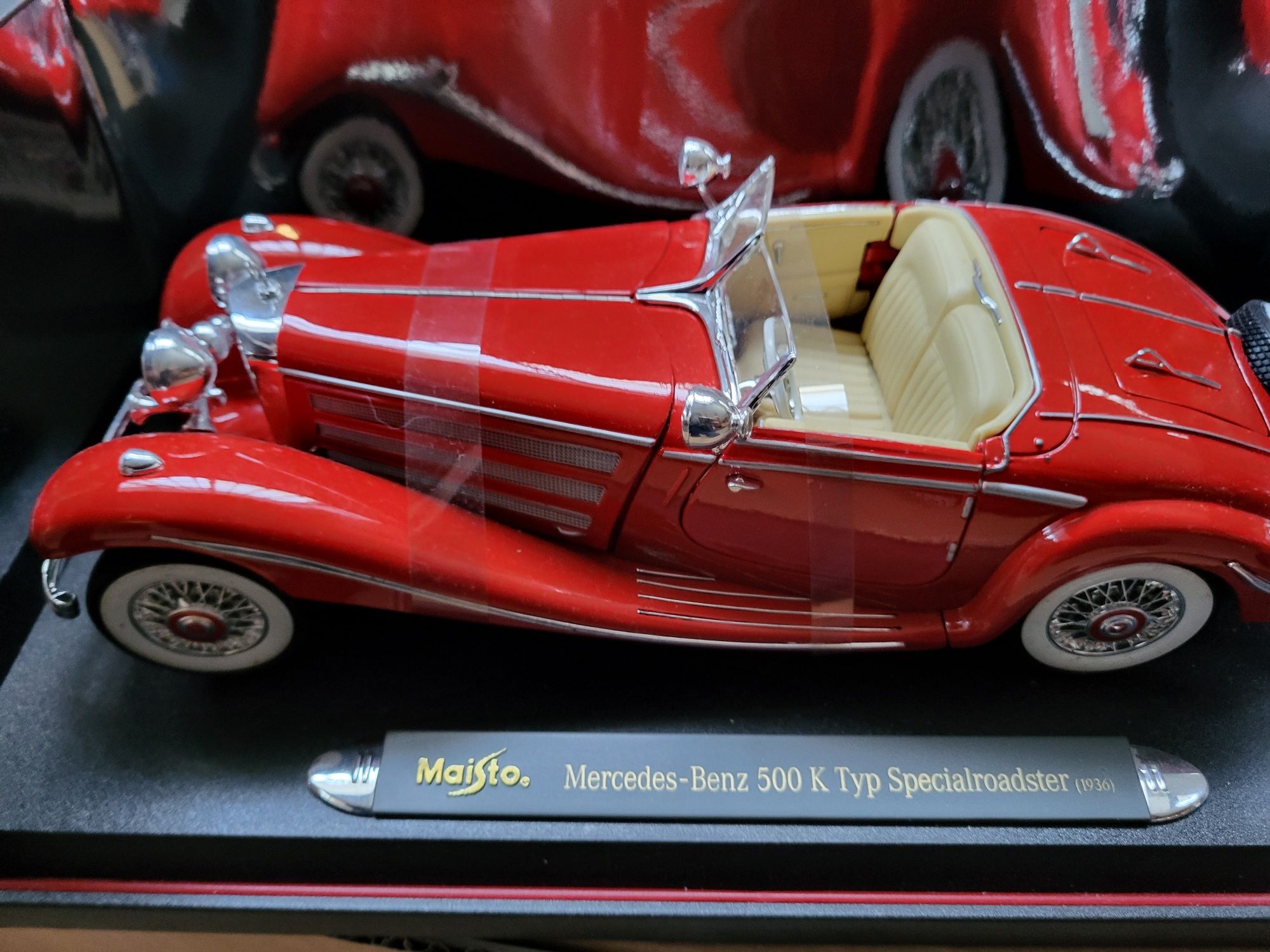 Mercedes Benz 500k typ specialroadster 1:18 miniatura