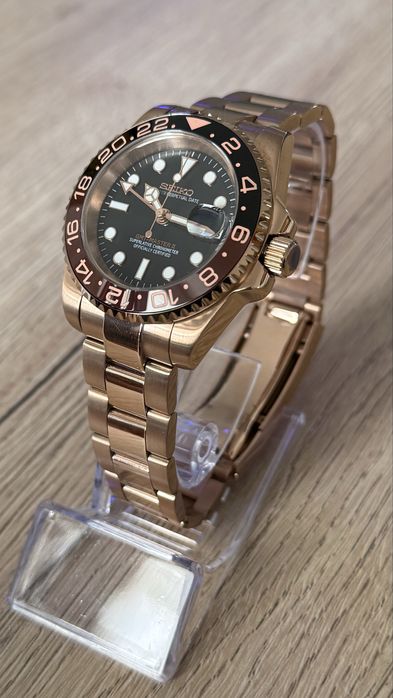 Seiko Mod Rootbeer GMT