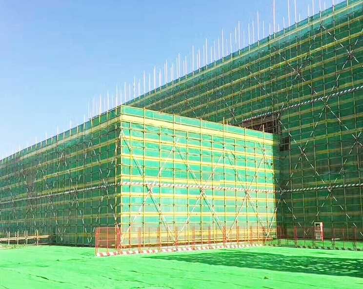 Siatka na RUSZTOWANIE 3,07x10 m ochronna zabezpieczająca plac budowy