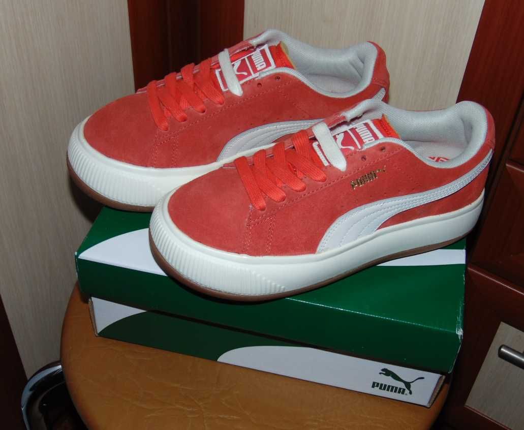 Кроссовки  Puma Suede Mayu up Women Grenadine-Marshmallow