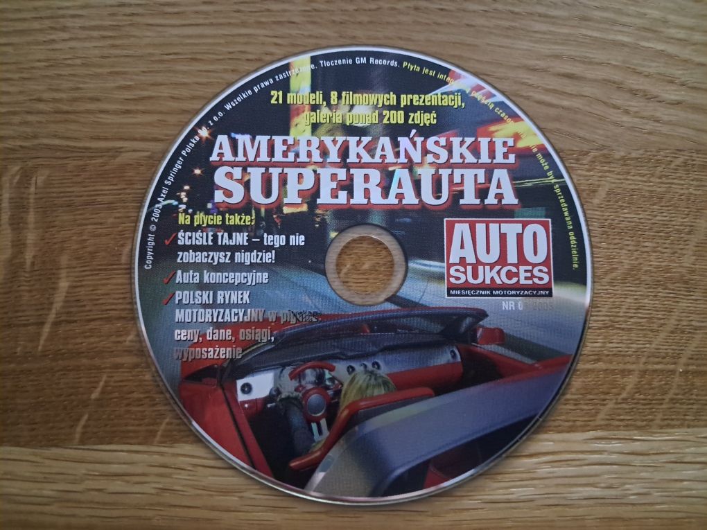 Amerykańskie Superauta Auto Sukces - CD