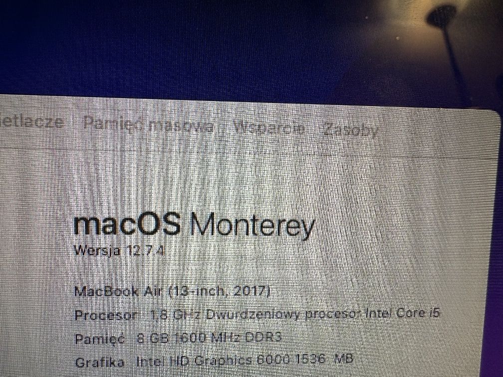 MacBook Air 2017 i5 /8GB /128GB