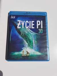 Płyta CD blu ray dvd film życie Pi 3D