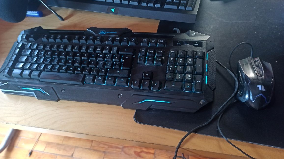 Conjunto Teclado e Rato Gaming 1life