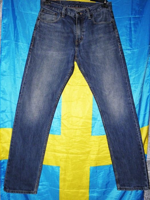 джинсы levis 521 w32 l 32 оригинал 501 levi's 511 slim синие