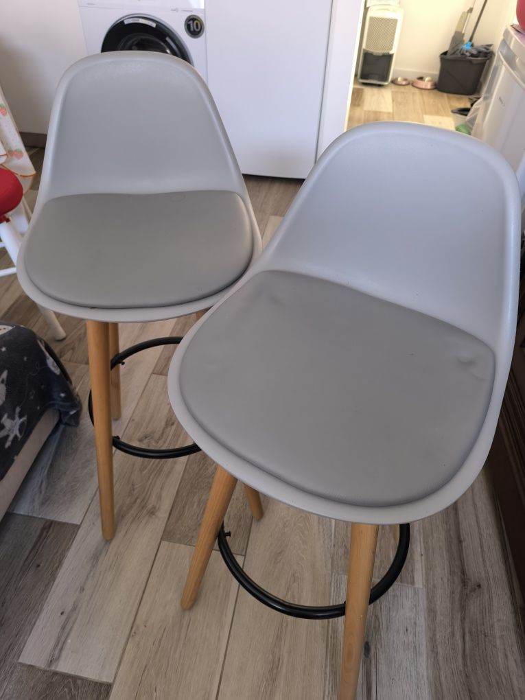 Cadeiras de Bar cinzento