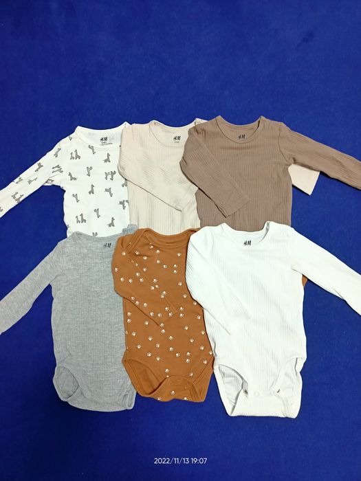 ubranka niemowlęce r.68--31szt.--JAK NOWE--H&M, CoolClub Smyk