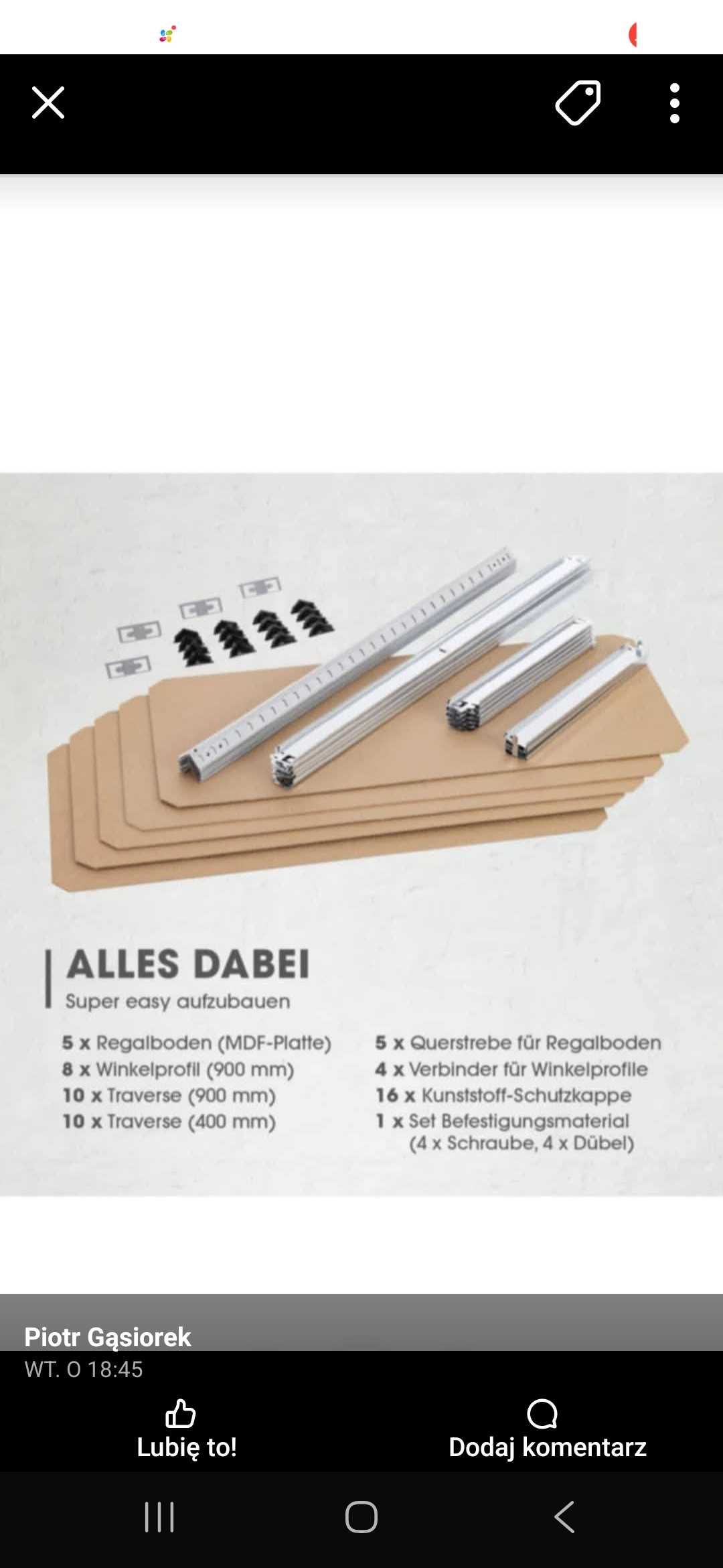 Regał magazynowy