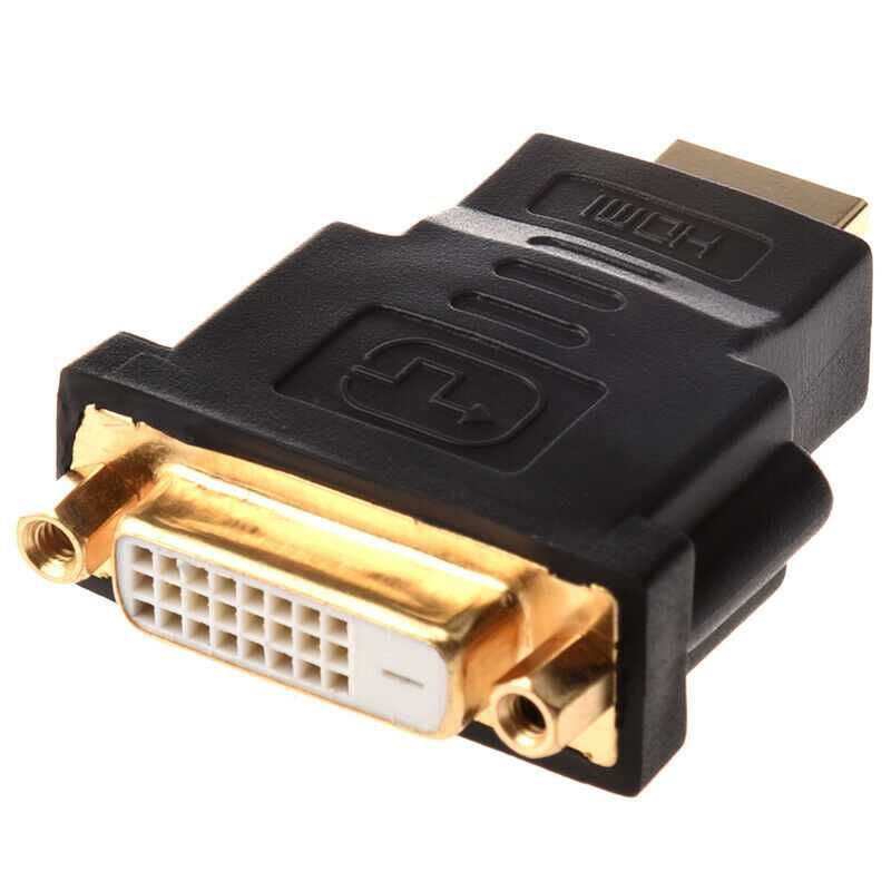 Adaptador DVI (24+1 Pinos) Fêmea para HDMI Macho