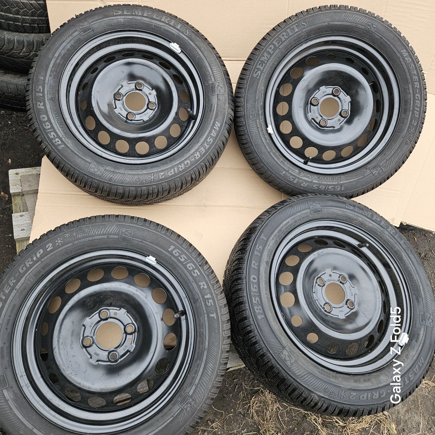 Nowe koła zimowe 165/65/15 185/60/15 Renault Twingo 4x100 ET36/38 TPMS