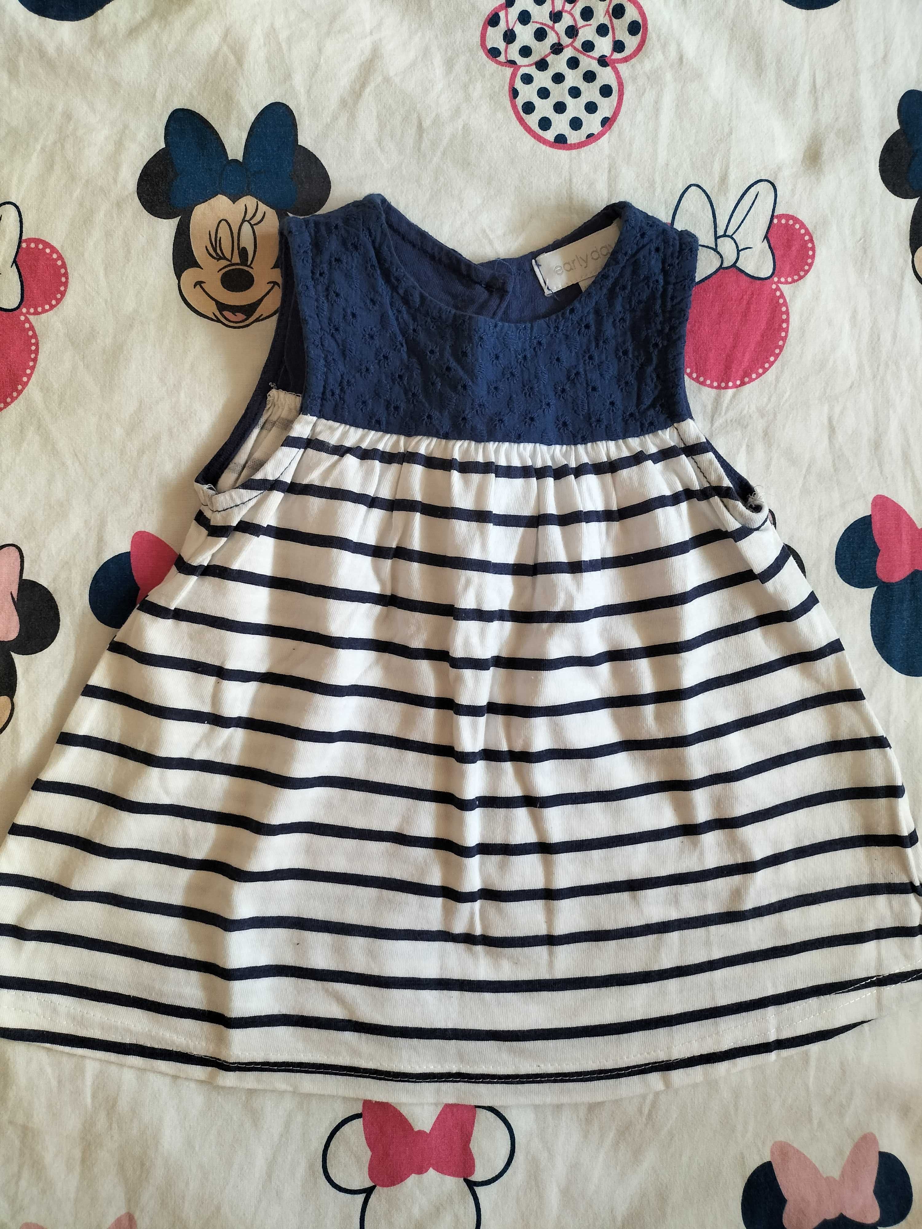 Vestido bordado 3-6m