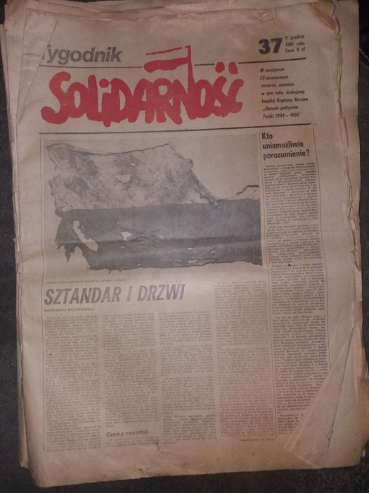 tygodnik solidarnośc 1981 r numery od 16 do 37 .