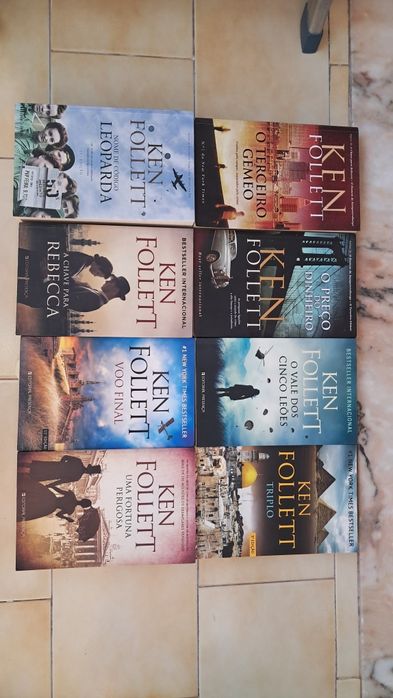 Livros Ken Follett / Michael Crichton / Clive Cussler