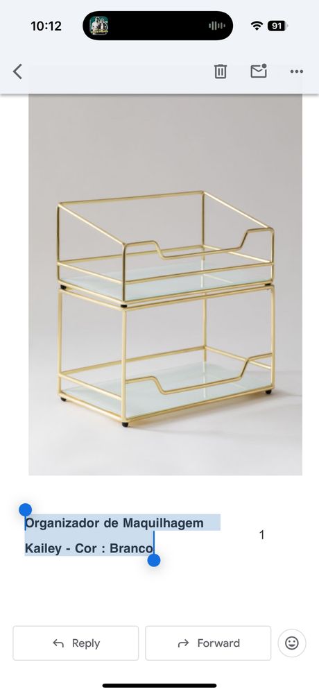 Organizador de Maquilhagem Kailey - sklum