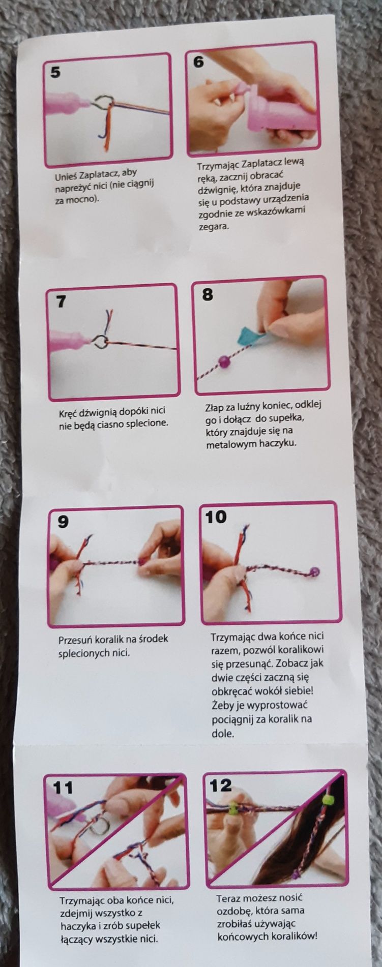 Zestaw do włosów dla dziewczynki