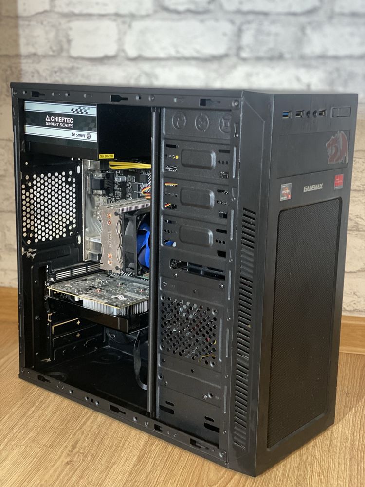 Ігровий компʼютер Разом з монітором 16GB  NVIDIA 1050 ti 4GB SSD