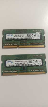 2x Pamięć RAM DDR3 4Gb 1Rx8 PC3L - 12800S