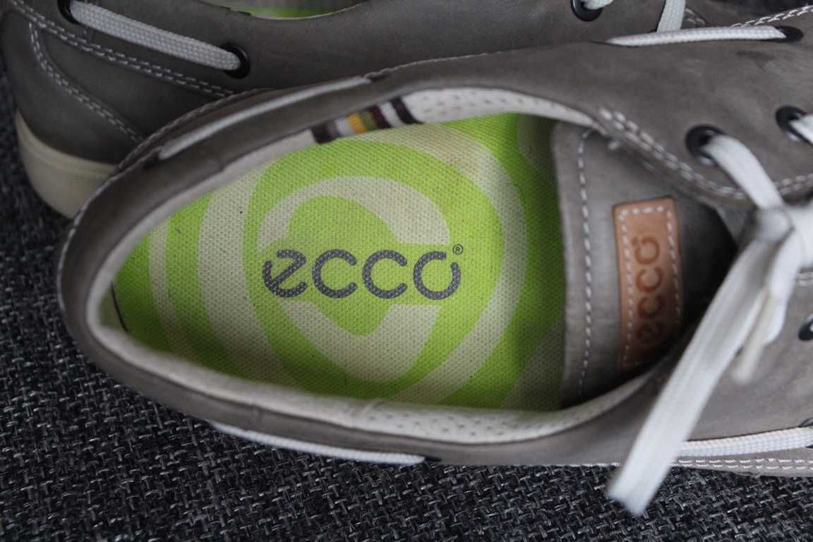 Туфлі топсайдри ECCO Оригінал Нат шкіра нубук! 46.5-47р