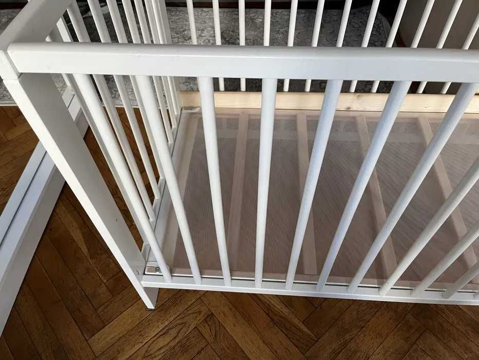 Łóżeczko materacyk prześcieradło zestaw IKEA Gulliver mega okazja