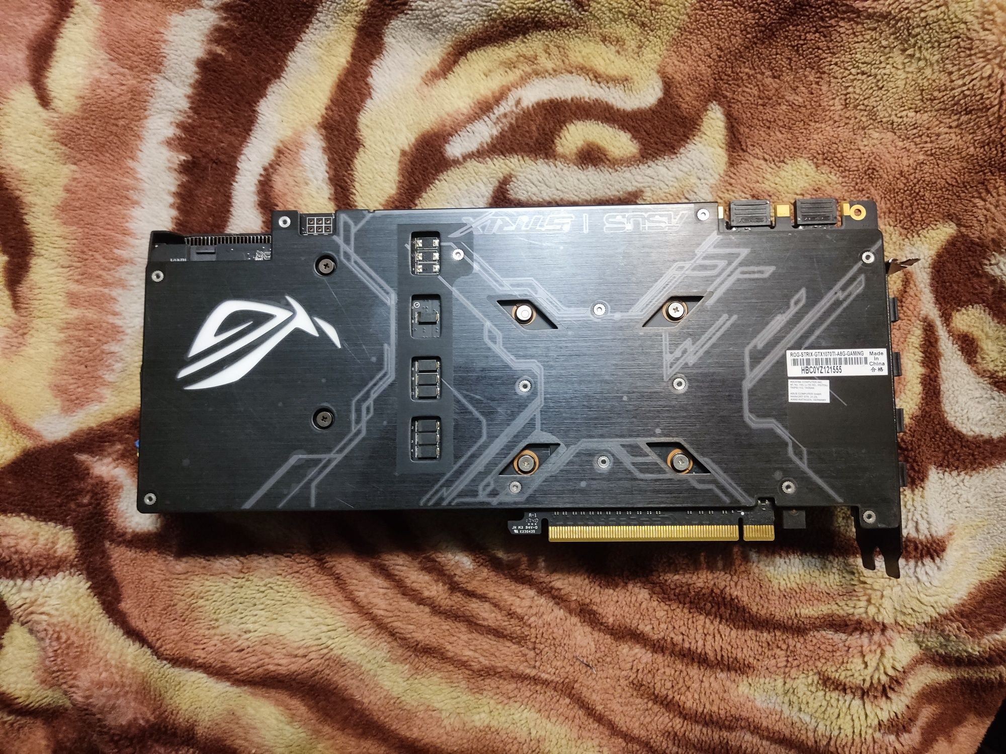 Rog strix gtx 1070ti a8g gaming