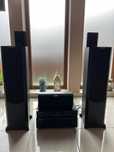 Kino domowe DENON zestaw Amplituner DVD Denon, głośniki 5.0 Wharfedale