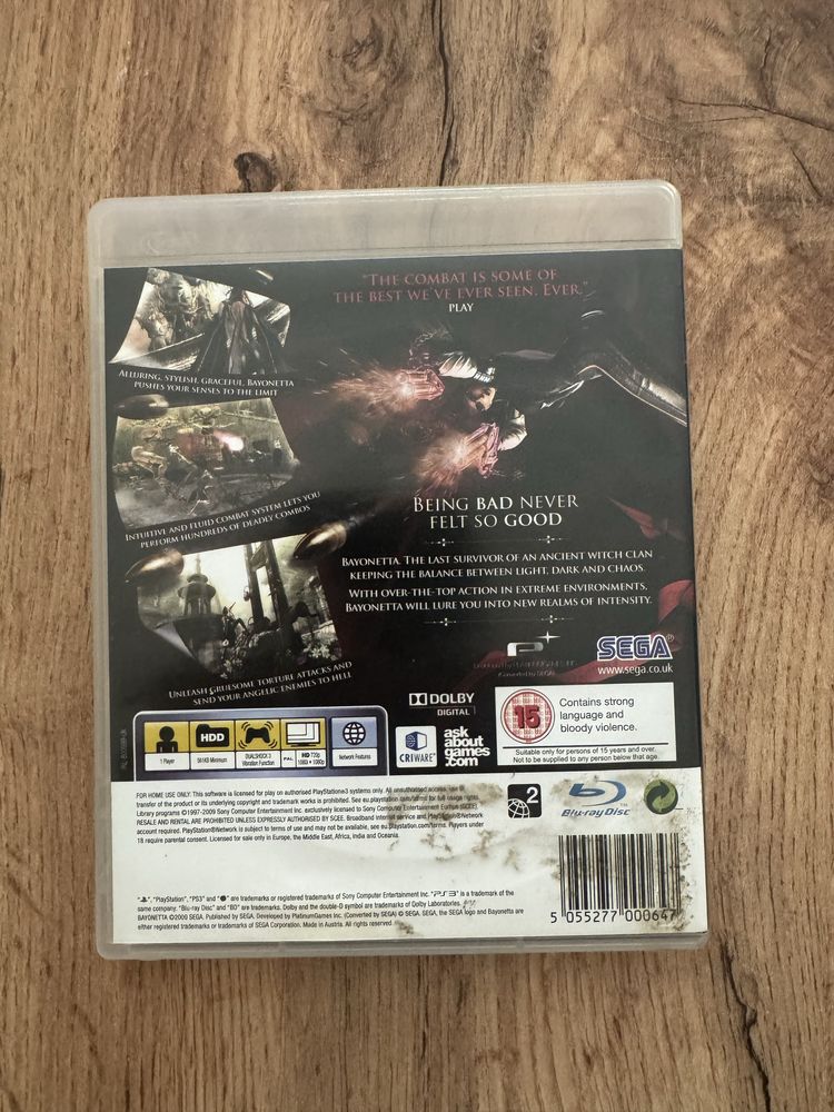 Bayonetta SEGA PS3