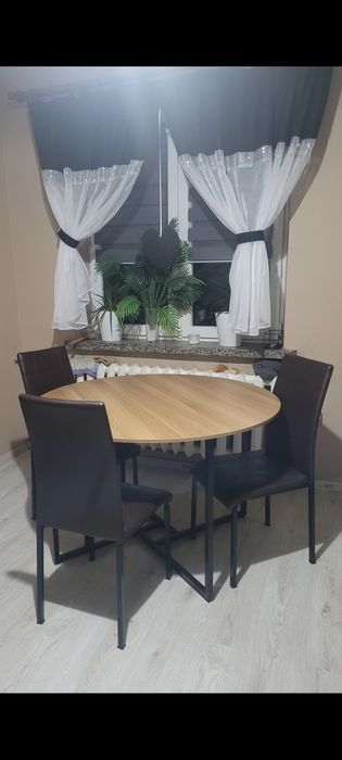 Stół 120cm okragly do kuchni salonu jadalni