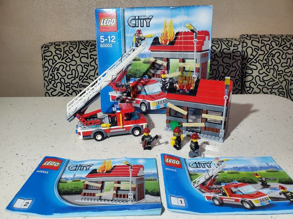 Лего lego city 60003 пожежа оригінал
