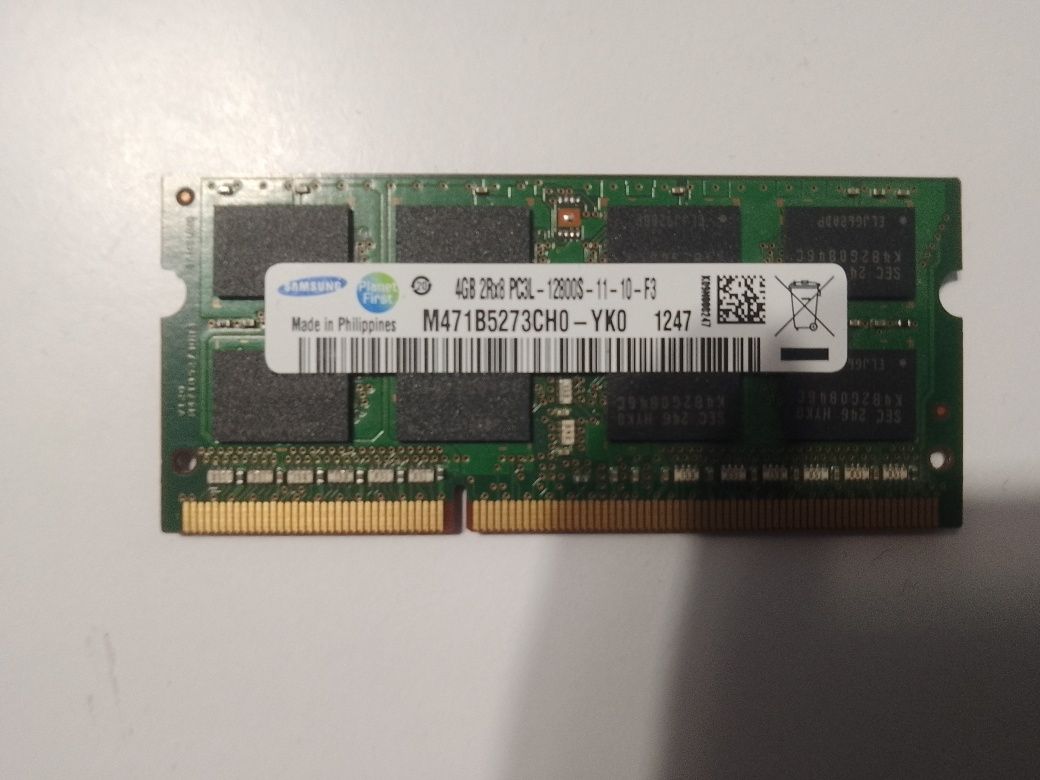 Оперативна пам'ять для ноутбуків 4Gb DDR3L (підійде на DDR3)