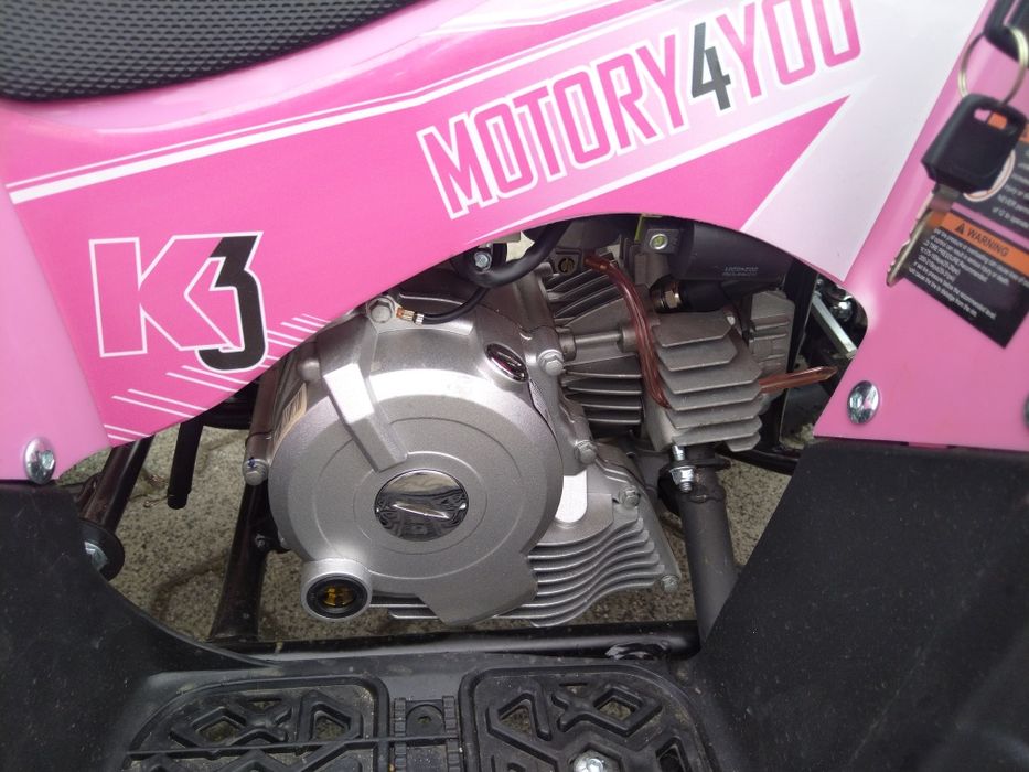 Quad 60 CC 4T z rozrusznikiem nie na szarpak różowy
