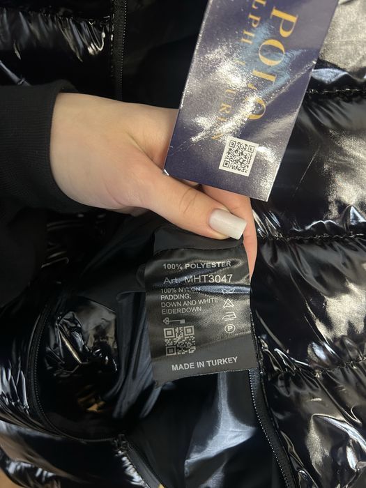 РАСПРОДАЖА -40% Мужская жилетка POLO RALPH Lauren черный жилет люкс