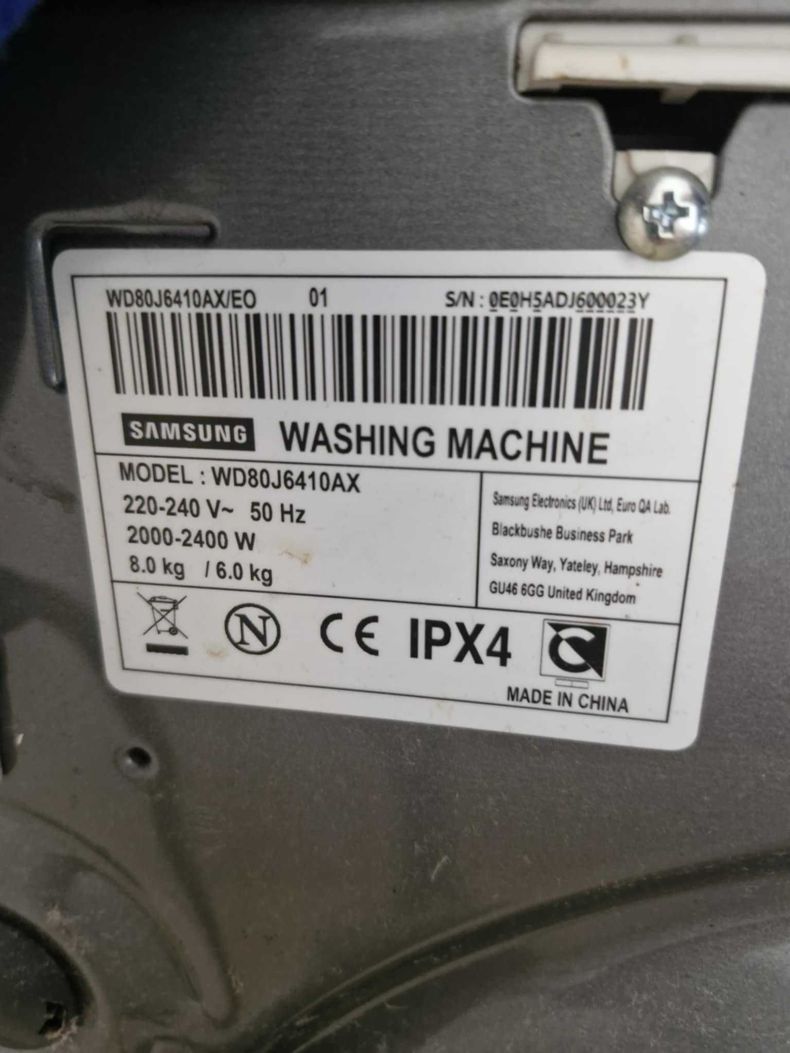 Czesci do pralki samsung Eco bubble