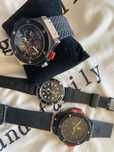 Zestaw trzech zegarków na rękę Timex i 2 x Hublot