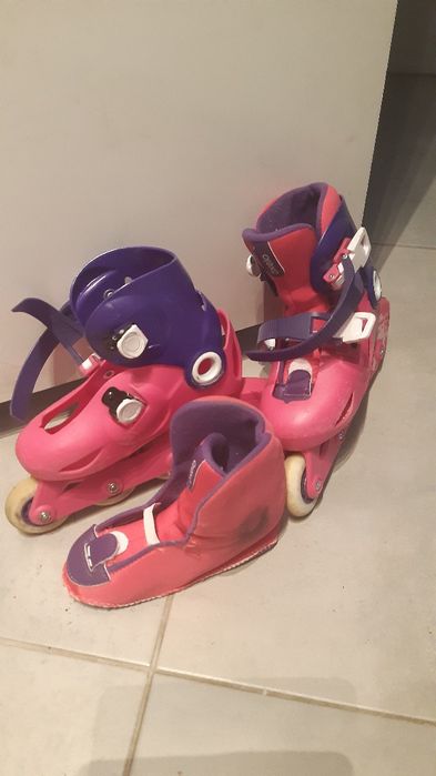 Rolki dla dzieci łyżworolki decathlon oxelo barbie