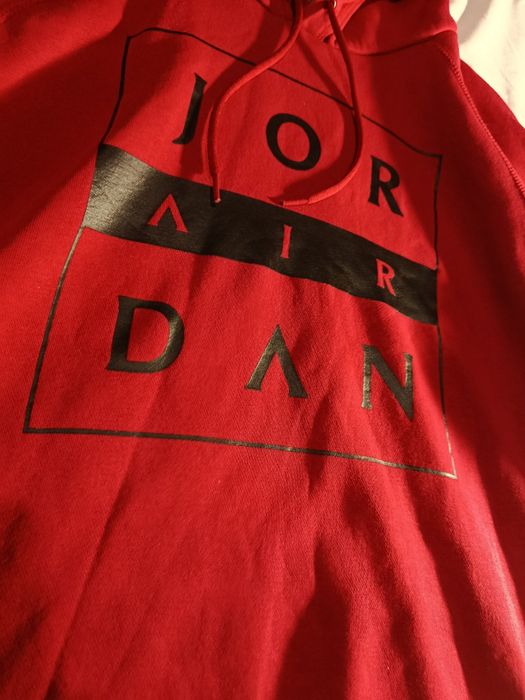 Air Jordan Red Hoodie (M) –  червона худі Nike Jordan