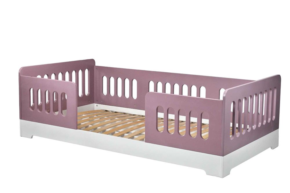 Дитяче ліжко Монтессорі / Детская Кроватка / Ліжко з бортиком Аква