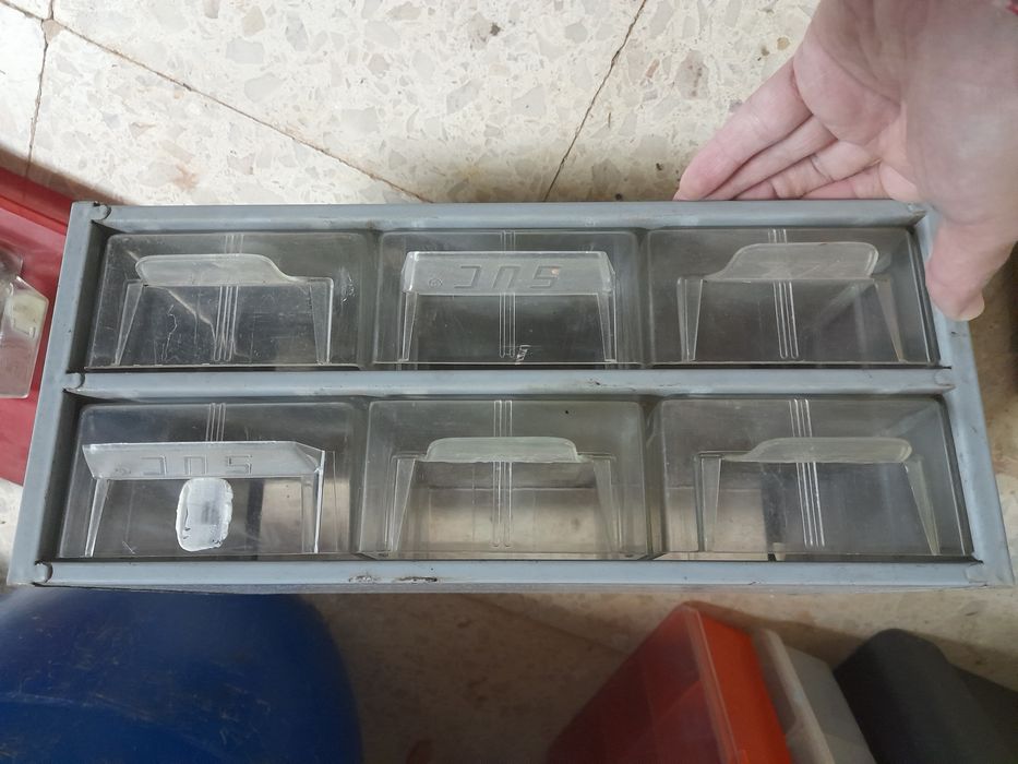 Conjunto 3 Caixas ferramentas e outros para arrumação