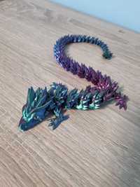 Figurka Smok Przegubowy Druk 3D - Crystal Dragon